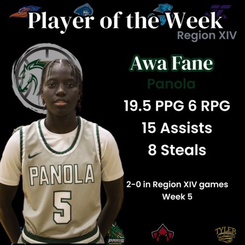 Region XIV Player of the Week: Awa Fane