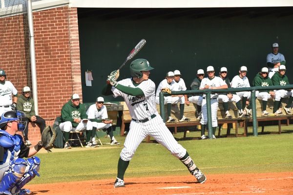 Picture of Sophomore Colby Price (Nederland, TX), Colby collected 9 hits in 13 at-bats with 2 home runs, 1 double, 7 RBI's, 6 runs scored, and 2 walks in the three game sweep of Paris Junior College. ​